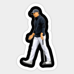 Jordan Spieth Walking Golf Sticker